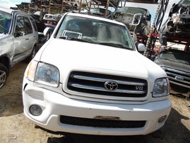 2002 Toyota Sequoia Limited White 4.7L AT 4WD #Z24615